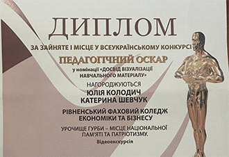 Результати участі у конкурсі Педагогічний Оскар – 2023